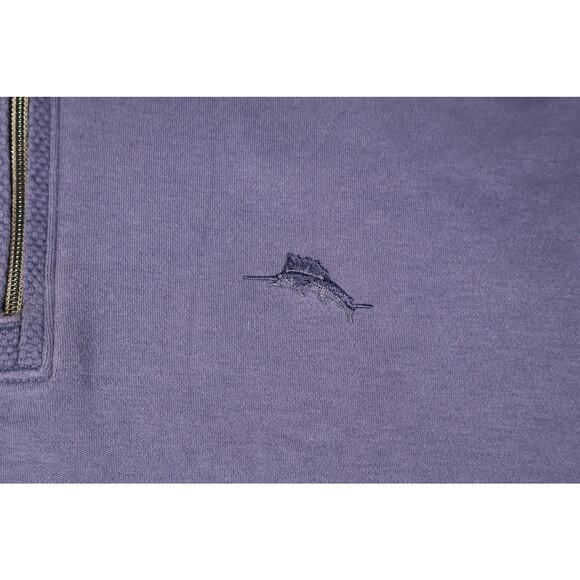Tommy Bahama Sweater Mens XL Half Zip Pullover Pima Cotton Marlin Quarter Zip - Picture 3 of 8